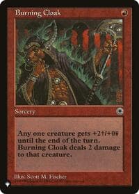 Burning Cloak - The List Reprints - Magic: The Gathering card