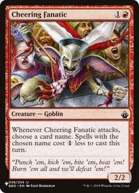 Cheering Fanatic - The List Reprints - Magic: The Gathering card