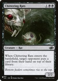Chittering Rats - The List Reprints - Magic: The Gathering card