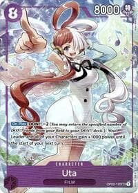 Uta - OP02-120 (Premium Card Collection -Uta-) - One Piece Promotion Cards - One Piece Card Game card