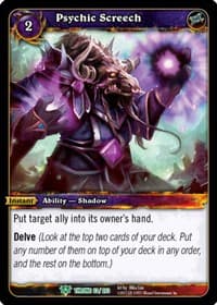 Psychic Screech - Throne of the Tides - WoW card