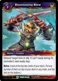 Disorienting Blow - Throne of the Tides - WoW card