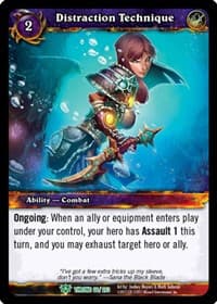 Distraction Technique - Throne of the Tides - WoW card