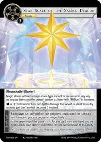 Star Scale Of The Sacred Dragon - The Battle at the Sacred Ruins - Force of Will card