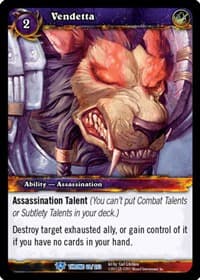 Vendetta - Throne of the Tides - WoW card