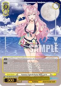 Summer Splash Party! Hakui Koyori (HLP) - hololive production Summer Collection Premium Booster - Weiss Schwarz card