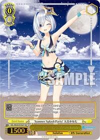 Summer Splash Party! Amane Kanata (HLP) - hololive production Summer Collection Premium Booster - Weiss Schwarz card