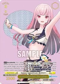 Summer Splash Party! Mori Calliope (SP) - hololive production Summer Collection Premium Booster - Weiss Schwarz card