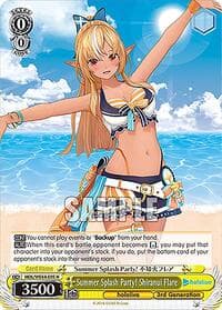 Summer Splash Party! Shiranui Flare - hololive production Summer Collection Premium Booster - Weiss Schwarz card