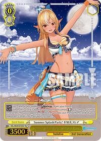 Summer Splash Party! Shiranui Flare (HLP) - hololive production Summer Collection Premium Booster - Weiss Schwarz card