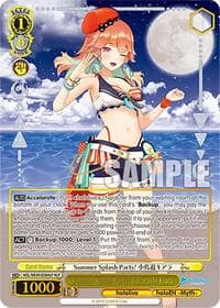 Summer Splash Party! Takanashi Kiara (HLP) - hololive production Summer Collection Premium Booster - Weiss Schwarz card