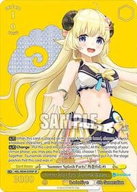 Summer Splash Party! Tsunomaki Watame (SP) - hololive production Summer Collection Premium Booster - Weiss Schwarz card