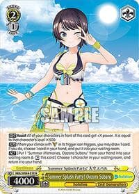 Summer Splash Party! Oozora Subaru - hololive production Summer Collection Premium Booster - Weiss Schwarz card