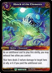 Shock of the Elements - Throne of the Tides - WoW card