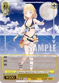 Summer Splash Party! Watson Amelia (HLP) - hololive production Summer Collection Premium Booster - Weiss Schwarz card