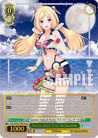 Summer Splash Party! Aki Rosenthal (HLP) - hololive production Summer Collection Premium Booster - Weiss Schwarz card