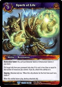 Spark of Life - Throne of the Tides - WoW card