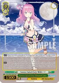 Summer Splash Party! Himemori Luna (HLP) - hololive production Summer Collection Premium Booster - Weiss Schwarz card