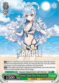 Summer Splash Party! Kobo Kanaeru - hololive production Summer Collection Premium Booster - Weiss Schwarz card