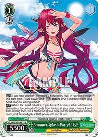 Summer Splash Party! IRyS - hololive production Summer Collection Premium Booster - Weiss Schwarz card