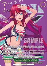 Summer Splash Party! IRyS (SP) - hololive production Summer Collection Premium Booster - Weiss Schwarz card