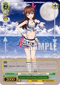 Summer Splash Party! Tokino Sora (HLP) - hololive production Summer Collection Premium Booster - Weiss Schwarz card