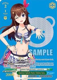 Summer Splash Party! Tokino Sora (SP) - hololive production Summer Collection Premium Booster - Weiss Schwarz card