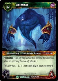 Grimnar - Throne of the Tides - WoW card