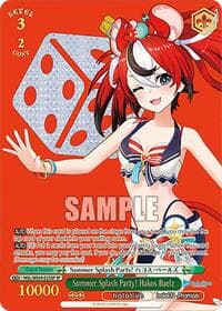 Summer Splash Party! Hakos Baelz (SP) - hololive production Summer Collection Premium Booster - Weiss Schwarz card