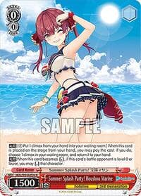 Summer Splash Party! Houshou Marine - hololive production Summer Collection Premium Booster - Weiss Schwarz card