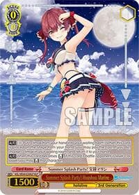 Summer Splash Party! Houshou Marine (HLP) - hololive production Summer Collection Premium Booster - Weiss Schwarz card