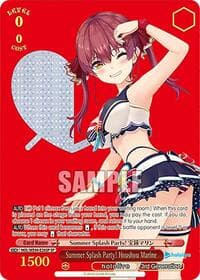 Summer Splash Party! Houshou Marine (SP) - hololive production Summer Collection Premium Booster - Weiss Schwarz card