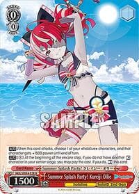 Summer Splash Party! Kureiji Ollie - hololive production Summer Collection Premium Booster - Weiss Schwarz card