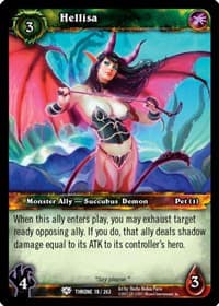 Hellisa - Throne of the Tides - WoW card