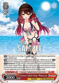 Summer Splash Party! Robocosan - hololive production Summer Collection Premium Booster - Weiss Schwarz card