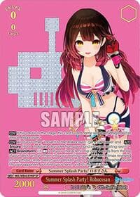 Summer Splash Party! Robocosan (SP) - hololive production Summer Collection Premium Booster - Weiss Schwarz card