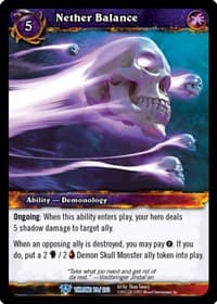 Nether Balance - Throne of the Tides - WoW card