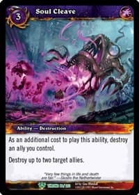 Soul Cleave - Throne of the Tides - WoW card