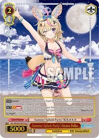 Summer Splash Party! Omaru Polka (HLP) - hololive production Summer Collection Premium Booster - Weiss Schwarz card
