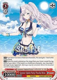 Summer Splash Party! Pavolia Reine - hololive production Summer Collection Premium Booster - Weiss Schwarz card