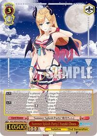 Summer Splash Party! Yuzuki Choco (HLP) - hololive production Summer Collection Premium Booster - Weiss Schwarz card