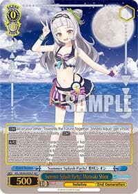 Summer Splash Party! Murasaki Shion (HLP) - hololive production Summer Collection Premium Booster - Weiss Schwarz card