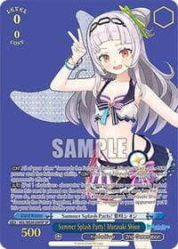 Summer Splash Party! Murasaki Shion (SP) - hololive production Summer Collection Premium Booster - Weiss Schwarz card