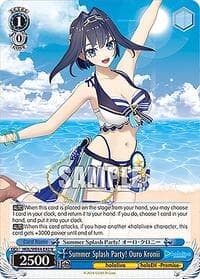 Summer Splash Party! Ouro Kronii - hololive production Summer Collection Premium Booster - Weiss Schwarz card