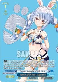 Summer Splash Party! Usada Pekora (SP) - hololive production Summer Collection Premium Booster - Weiss Schwarz card