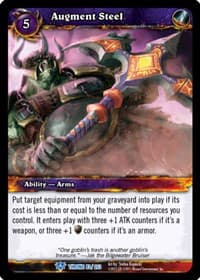 Augment Steel - Throne of the Tides - WoW card