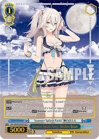 Summer Splash Party! Shishiro Botan (HLP) - hololive production Summer Collection Premium Booster - Weiss Schwarz card