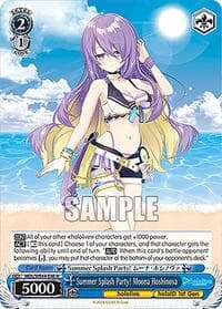 Summer Splash Party! Moona Hoshinova - hololive production Summer Collection Premium Booster - Weiss Schwarz card