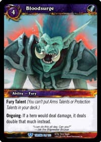 Bloodsurge - Throne of the Tides - WoW card