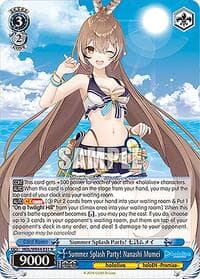 Summer Splash Party! Nanashi Mumei - hololive production Summer Collection Premium Booster - Weiss Schwarz card